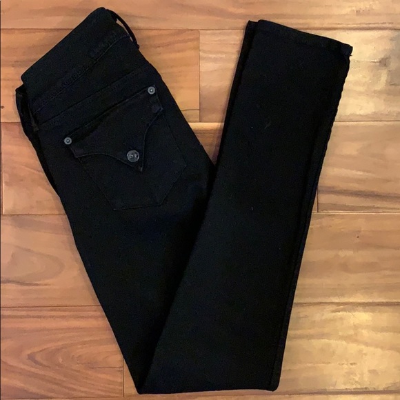 Hudson Jeans Denim - Hudson Black Collin Skinny Jeans